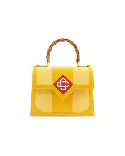 Casablanca Paris Yellow Jeanne Bag By  In Multi