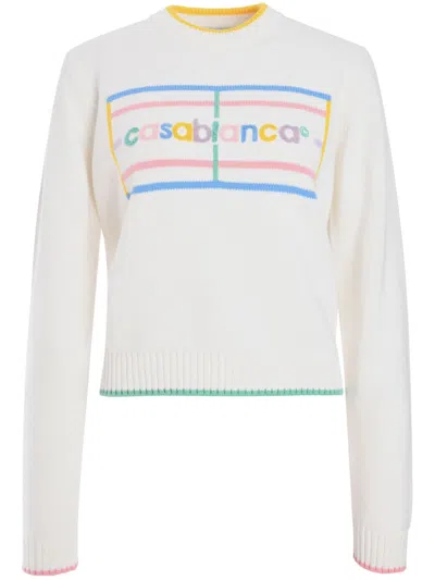 CASABLANCA PASTEL COURT SWEATER