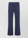Casablanca Patch Open-hem Track Pants In Blue