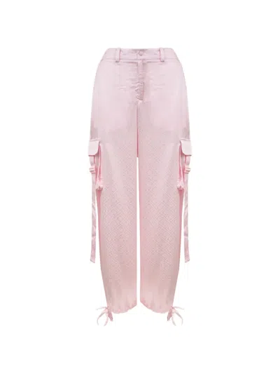 Casablanca Patterned Cargo Pants In Animal Print