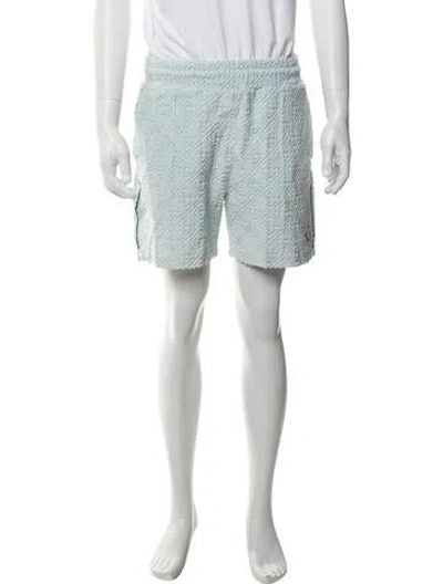 Pre-owned Casablanca Patterned Jogger Shorts In Blue