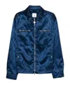 Casablanca Patterned Zip Jacket In Blue