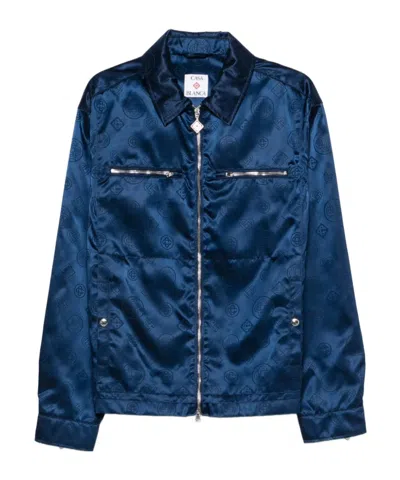 CASABLANCA PATTERNED ZIP JACKET