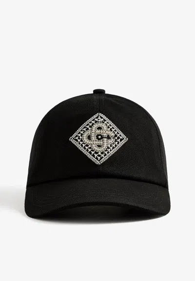 Casablanca Pearl Diamond Baseball Cap