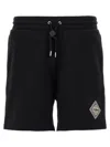 Casablanca Bermuda Shorts With Pearl Diamond Detail In Black