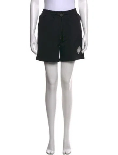 Pre-owned Casablanca Pearl Diamond Mini Shorts W/ Tags In Black