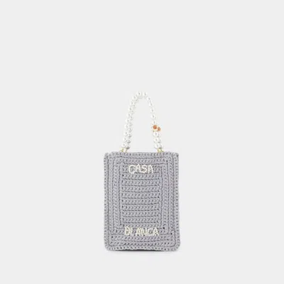 CASABLANCA CASABLANCA PEARL MINI SHOPPING BAG