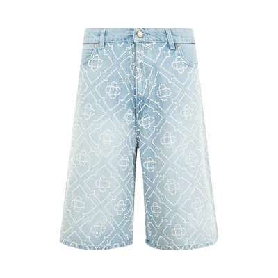Pre-owned Casablanca Pearl Shorts 'denim' | Blue | Men's Size 36