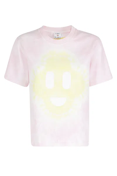 Casablanca Pink Classic Graphic-printed Cotton T-shirt