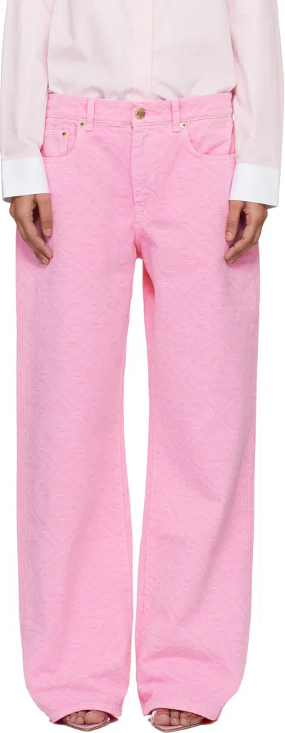 Casablanca Pink Monogram Jeans