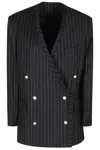 Casablanca Collarless Oversized Blazer
