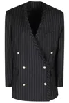Casablanca Collarless Oversized Blazer