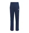 Casablanca Mens Navy / White Striped Embroidered-logo Woven Jogging Bottoms Xl In Blue