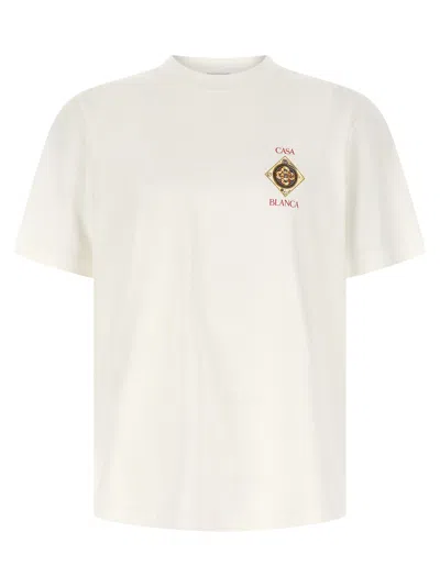 Casablanca Kids'  'plafond Orne De Musique' T-shirt In White