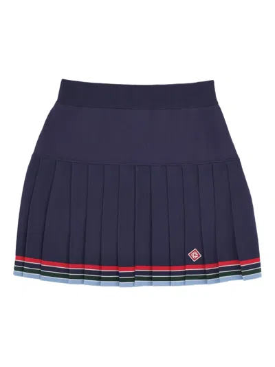Casablanca Pleated Mini Skirt