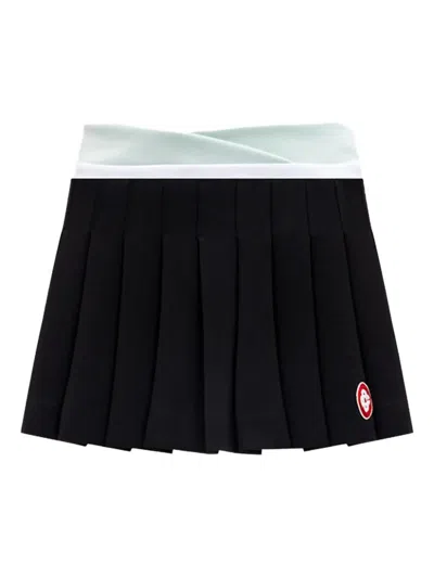 CASABLANCA CASABLANCA PLEATED PANELLED MINI SKIRT