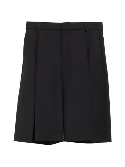Casablanca Pleated Shorts In Black
