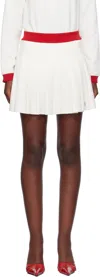 Casablanca Pleated Skort In White