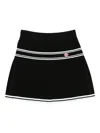 Casablanca Women Pleated Viscose Miniskirt In Black