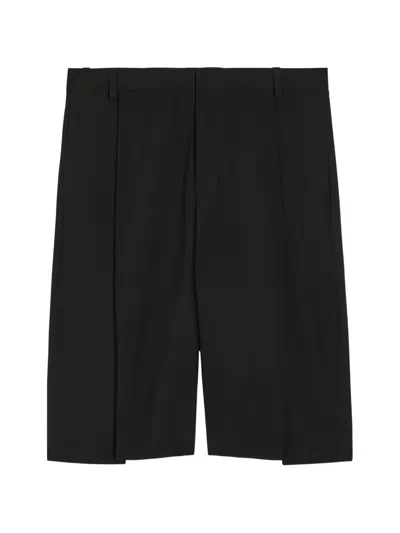 Casablanca Pleated Tailored Shorts In Black