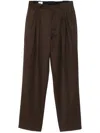 Casablanca Pleated Trousers In 褐色