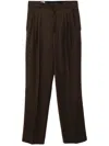 Casablanca Pleated Trousers In Brown