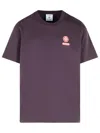 Casablanca Plum Cotton T-shirt In Purple