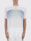 Casablanca Crew Neck Graphic Print Short Sleeve T Shirt In Multi