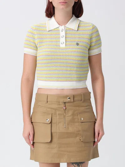 Casablanca Polo Shirt Woman Color Yellow
