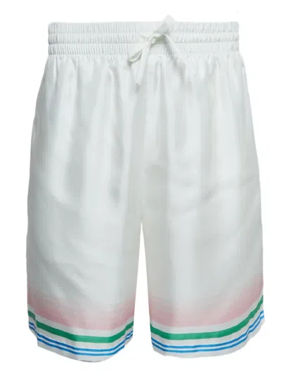 Pre-owned Casablanca  Striped Athletic Shorts
