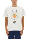 Casablanca Print T-shirt In Multi