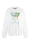 Casablanca White 'tennis Club' Icon Sweatshirt In White