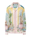 Casablanca Ladies Apartement Dans Les Airs Printed Shirt In Multicolor