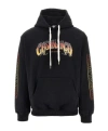 Casablanca Printed Hooded Sweatshirt In Black