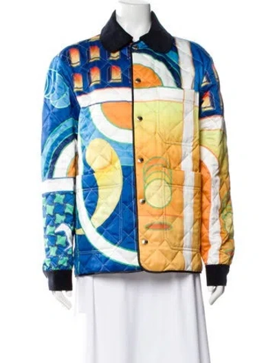 Pre-owned Casablanca Printed Jacket In Yellow