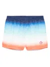 Casablanca Printed Jacquard Swim Shorts In Blue