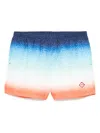 Casablanca Printed Jacquard Swim Shorts In Blue