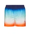 Casablanca Printed Jacquard Swim Shorts In Gradient