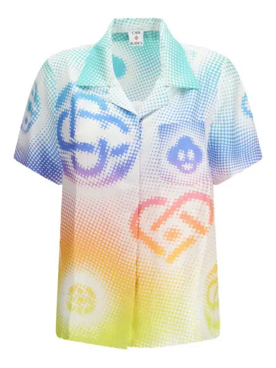 Casablanca Printed Shirt In Multi