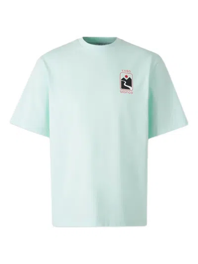 CASABLANCA PRINTED SHORT-SLEEVE T-SHIRT