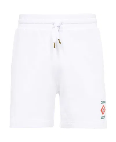 Casablanca Printed Shorts In White