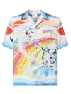 Casablanca Graphic Short-sleeve Shirt In Multi