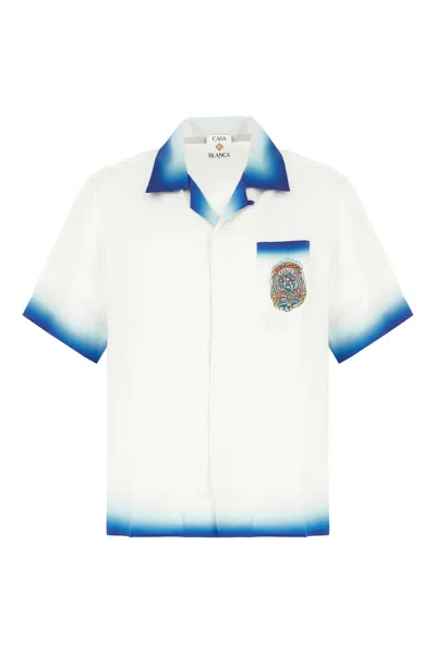 CASABLANCA PRINTED SILK SHIRT