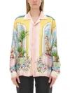 Casablanca Ladies Apartement Dans Les Airs Printed Shirt In Multicolor
