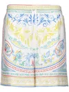 Casablanca Drawstring Shorts Crayon Vase In White