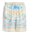 Casablanca Drawstring Shorts Crayon Vase In White