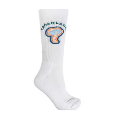 Casablanca Printed Socks In White