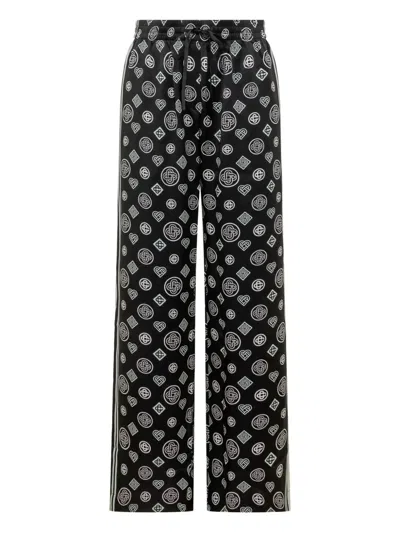 CASABLANCA PRINTED STRIPE TROUSERS