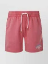 Casablanca Printed Sweatshorts Elastic Waistband In Red