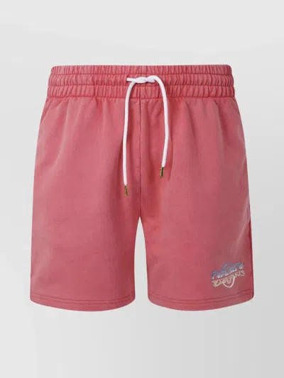 CASABLANCA PRINTED SWEATSHORTS ELASTIC WAISTBAND